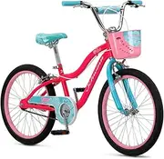 Schwinn Elm Girls Bike for Toddlers and Kids, 12, 14, 16, 18, 20 inch Wheels for Ages 2 Years and Up, Pink, Purple or Teal, Balance or Training Wheels, Adjustable Seat