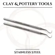Clay & Pottery Artists Tool Hook Shaped Tips for Ceramics Sculpting & Detailing