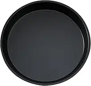 Nonstick Round Cake Pan Carbon Steel Baking Tray for Pizza and Cakes Versatile Kitchen Tool with Antislip Design for Baking Savory Treats and Serving