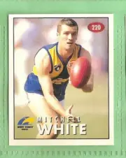 1996 AFL SELECT STICKER #220 MITCHELL WHITE, WEST COAST EAGLES