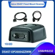 Zebra DS457-DP20004ZZWW 1D/2D Fixed Mount Barcode Scanner with USB/RS232 Cable