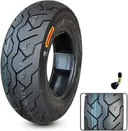Electric Scooter Tires, 130/90-10 Anti-Skid wear-Resistant Vacuum Tires, Sensitive and Easy to Handle Heavy-Duty Electric Motorcycle Tires, 335kg/250kpa