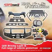 Armor Bullbar 3 Loop Guard Plate Lights Winch Side Step for Mazda BT50 11-20