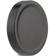 Haoge Metal Lens Cap for Fujifilm Instax Mini Evo Film Photo Camera Black