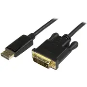 StarTech.com DisplayPort to DVI Converter Cable - DP to DVI Adapter - 3ft - 1920x1200 - Cable for Video Device, Monitor, Projector, Ultrabook - First