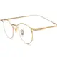 新款純鈦眼鏡框男圓形半框眼鏡架女高品質可配鏡IP電鍍