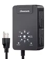 60W Low Voltage Transformer, 120V AC to 12V DC, Dusk to Dawn Sensor & Timer, Wea