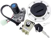 TAHYUI For S&uzuki TL1000R RGV250 Motorcycle Ignition Switch Seat Lock Fuel Cap Tank Cover Key Lock Set