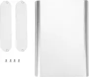 Respicefinem Aluminum Project Box Integrated Matte Silver Electronic Enclosure Case DIY Shell Ideal for Heat Dissipation Pcbs and Thunder Protection with High Quality Aluminum and