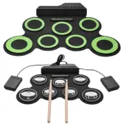Drums Hand Roll USB Electronic Silicone Pad Portable Drums Kit with Drumstick