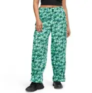 Diane Von Furstenberg Pants Womens Medium Jazz Dot Green Cargo DVF × Target New
