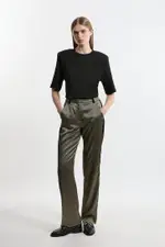 Tall Geo Jacquard Velvet Mix Tailored Pants