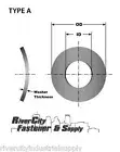 #8, #10, 1/4, 5/16, 3/8 Wave Washer Assortment Steel 290 Pieces A