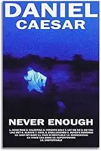 Guangless Ablum Daniel Caesar Music Poster Poster Canvas Painting Wall Art Picture Home Decor Print For Bedroom Living Room Dorm Study Bar Office 12x18inch(30x45cm)