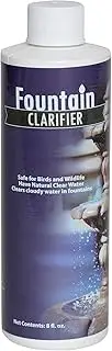Fountain Water Clarifier - 8 Ounces - Water Treatment for Fountains & Birdbaths, Prevent White-Scale Buildup, Stains, Cloudy Water, Foam & Other Water Conditions