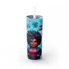 Empowered Skinny Tumbler | Inspirational Drinkware, Motivational Gift, Unique