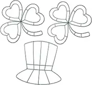 Gatuida 3pcs Garland Hoop Wreath Ring Wire Wreath Frame Wire Wreath Forms Large Wreath Frame Door Wreath Shamrock Decorations Holiday Wreath Shamrock Hat Decor Wrought Iron Green