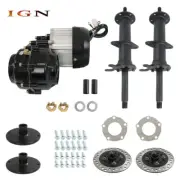 40" Rear Axle Kit + Electric Brushless Differential 1000W Motor Ebike Go kart