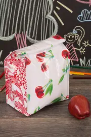 Lunch Bag White Cherry--BEN-BE-LBWC-Y14