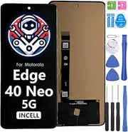 [iYAiYO] Screen Replacement LCD Touch Screen for Motorola Moto Edge 40 Neo Incell Pre-Assembled Display with Tools