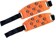[harayaa] Shoe Spikes Winter Shoe Crampons Ice Snow Claw Traction Cleats for Hiking Ice Fishing