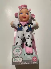 Goldberger Baby's First Doll Singing Old McDonald - Farm Friends 10.5 Inch - cow