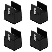 4x Bed Furniture Risers 5/10cm Heavy Duty Adjustable Desk Lifts Leg Extend-xinhan Black 5cm