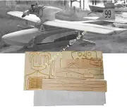 Miss Grandin Seaplane 82" WS R/C Airplane Laser Cut Balsa Ply Short Kit W/ Plans