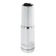 Powerbuilt 1/2 Inch Drive x 9/16 Inch 6 Point Deep Socket - 642200
