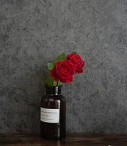 Guvana Black Wallpaper Peel and Stick Concrete Contact Paper Faux Cement Textured Wallpaper Modern DIY Removable Self Adhesive Wall Paper for Living Room Kitchen Wall Covering Vinyl Roll 15.7"x78.7"