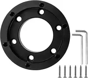 70mm Racing Steering Wheel Adapter Plate Replacement for Logi-tech G29 G920 G923 Game Wheel 13 14 inch Racing Car Game Wheel Adapter Black