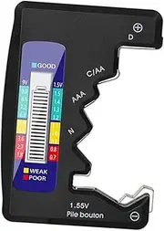 Angoily 1pc Digital Battery Tester Checker for Aa AAA Batteries Lightweight Design Easy to Use for Energy Monitoring
