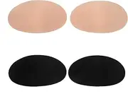 Generic 2 Pairs Shoulder Pads Liner Nipple Pasties Strapless Bras Heavy Duty Tape Bikini Boobtapes Boob Tape Sling Padded Women Padding Breasts Armpit Push up Sticky Bra Bandeau Body Cloth