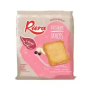 Tostadas Dulces Libres Riera 200 Gr X3 Unidades