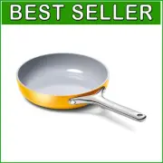 Marigold Mini Fry Pan - 1.05 Qt Nonstick & PFOA Free, Works on All Stovetops