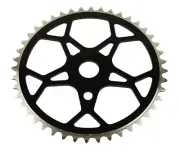 ProBMX Pro Snowflake Chainwheel - Black 44T Old School Retro BMX Mongoose Style