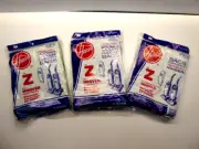 9 NIP Hoover Upright Filter Bags/SACS - Type Z Dimension Power Drive Dirt Finder