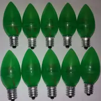 在飛比找蝦皮購物優惠-組合 10 個 1W 綠辣椒 Led 燈泡 E12