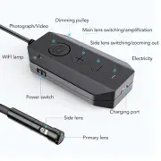 Dual Lens Endoscope 7.9mm HD Camera 3.5m Wire Length Waterproof Endoscope Univ