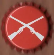 USA Plastic Lined Beer Crown Bottle Cap: Dueling Barrels Brewing