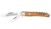 ROBERT KLAAS SOLINGEN "KISSING CRANES" POCKET KNIFE / 4.33" HANDLE / OLIVE WOOD