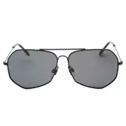 New Prive Revaux Cuervo Black Metal Frame Gray Polarized Lens Sunglasses