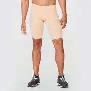 [2XU] 2XU - Men's Core Compression Shorts - Beige/Silver