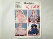 Simplicity Pattern - Design Your Own Doll Clothes (All Sizes) #0600 - Uncut