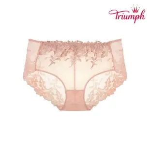 【Triumph 黛安芬】Premium 純潔茉莉系列 蕾絲中腰平口內褲 M-EL(知性裸)