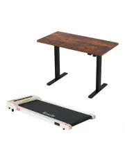 [Artiss] 360mm Treadmill Electric Walking Pad with 140cm Automatic Standing Desk