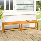 vidaXL Garden Bench 180x35x45 cm Solid Wood Acacia 2BB