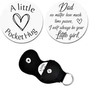 [YangQian] Inspirational Gifts for Women Men Pocket Hug Token Keychain Gifts for Girls Boys Graduation Christmas Birthday Gift Ideas