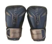Liberlupus Boxing Gloves for Men Women Training Kickboxing Black/Gold10oz
