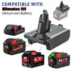 Adapter For Milwaukee M18 18V Battery Convert To Dyson V6 DC58 DC61 DC74 Animal